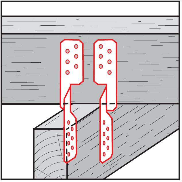 Anchoor Point Rafter Rafter Anchors Connectors Buy Rafter Support Anchor Right/left Online