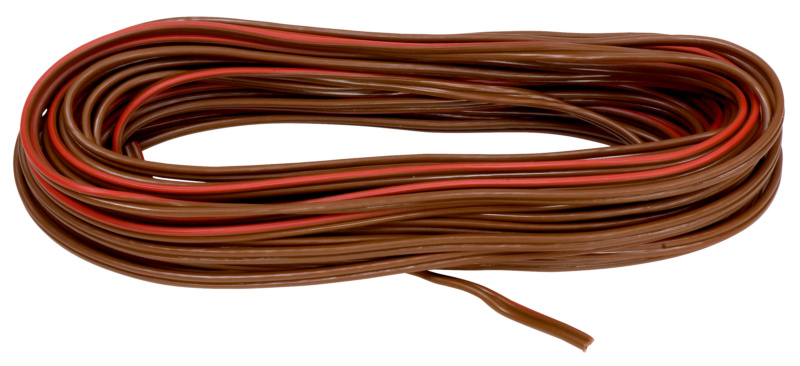 Censo nacional Independencia Contrapartida Cable de PVC para altavoces, 2 x 0,75 mm², marrón/rojo | SWG Schraubenwerk  Gaisbach GmbH
