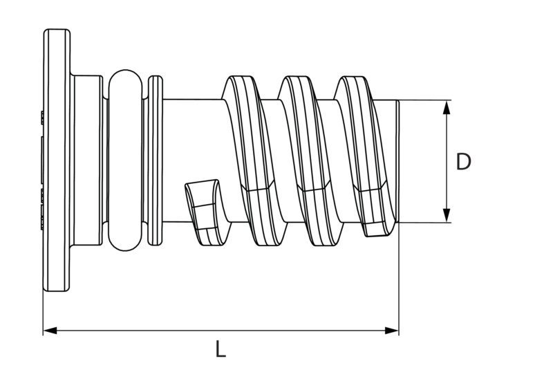 Oil drain plug 13.1 x 38, polyamide - PA 6 GF35, similar to OE 