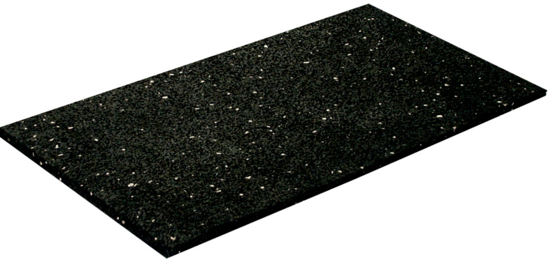 Lastra In POM Nero 500x100x25 Mm - Piastra In Poliacetale Copolimero Per Lavorazioni Meccaniche